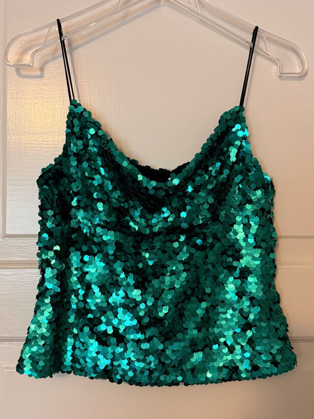 JS Boutique Teal Sequin Tank